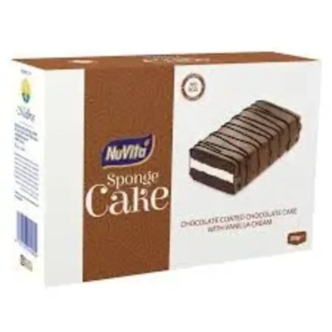 Nuvita Chocolate Coated Vanilla Cream Cake 200G
