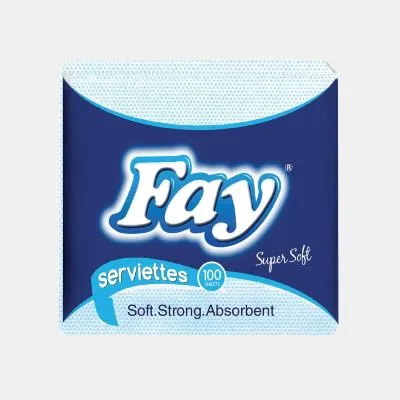 Fay Paper Serviettes Blue 100'S