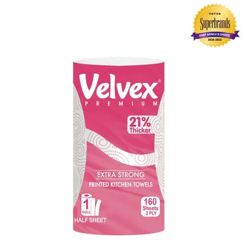 Velvex Pink Kitchen Towel Laminated Jumbo