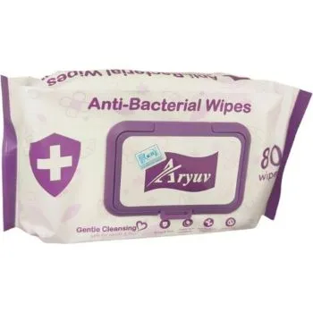 Aryuv Anti Bacterial Wipes 80'S
