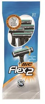 Bic Flex2 Shavers 1'S Pouch