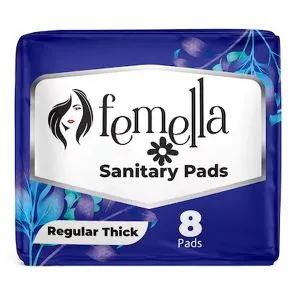 Femella Sanitary Pads Large 8'S