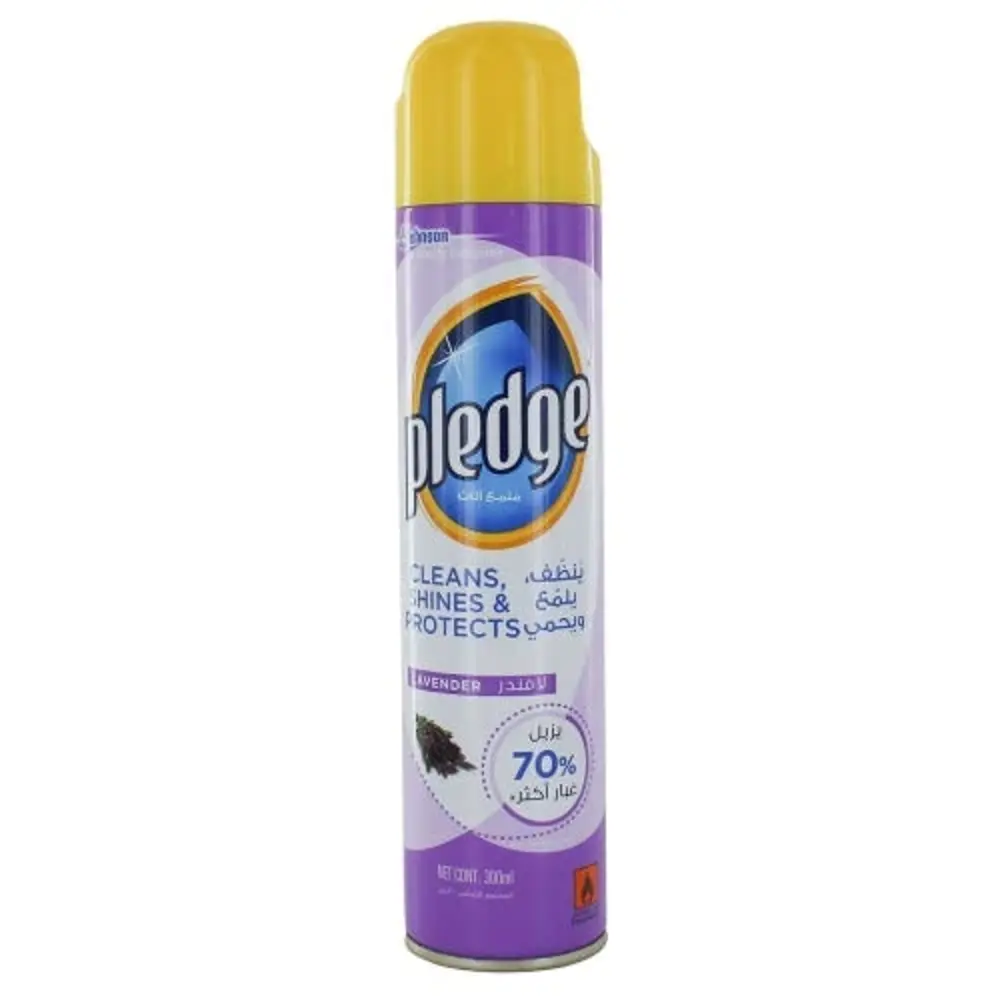 Pledge Cleans, Shines & Protects Furniture Polish Lavender 300ml