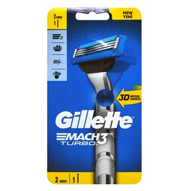 Gillete Mach 3 Turbo Razor 2Up