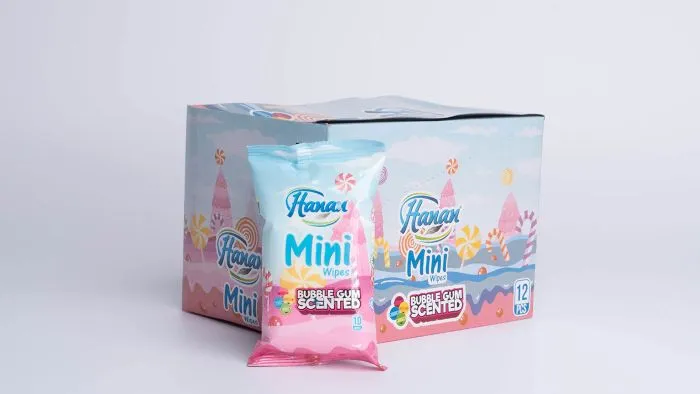 Hanan Bubble Gum Wipes 10S