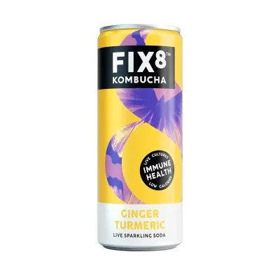 Fix8 Kombucha Ginger Tumeric 250Ml