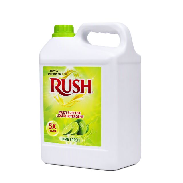 Rush Lime MultiPurpose Liquid Detergent 5Ltr