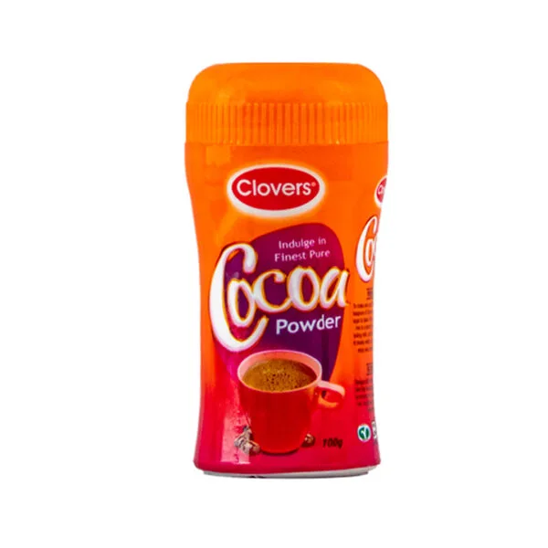 Clovers Cocoa Powder 100G Jar