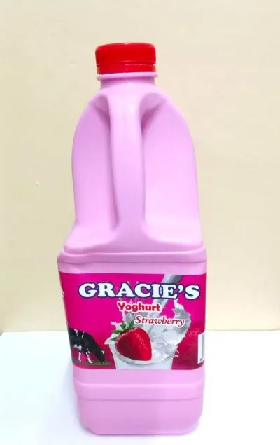 Gracie'S Strawberry Yoghurt 2Ltr