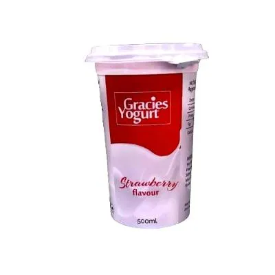 Gracie'S Strawberry Yoghurt 500ml