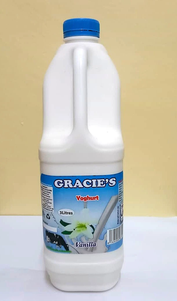 Gracie'S Vanilla Yoghurt 3Ltr
