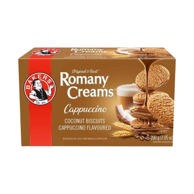 Bakers Romany Cream Cappucino Coconut Biscuit 200g