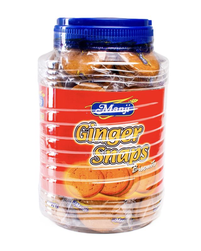 Manji Ginger Snap Biscuit 1Kg Jar