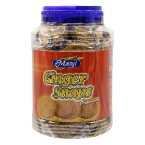 Manji Ginger Snap Biscuit 1Kg Jar