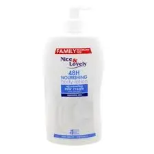 Nice & Lovely Body Milk Cream Lotion 850ml