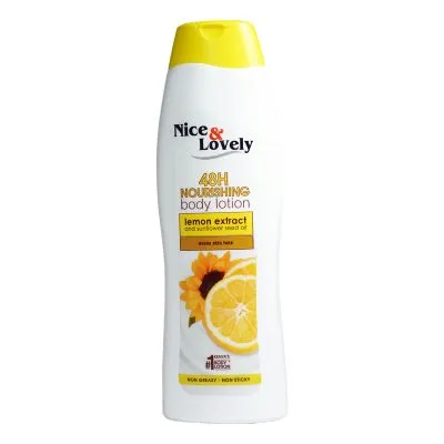 Nice & Lovely Lemon & Sunflower Lotion 600Ml