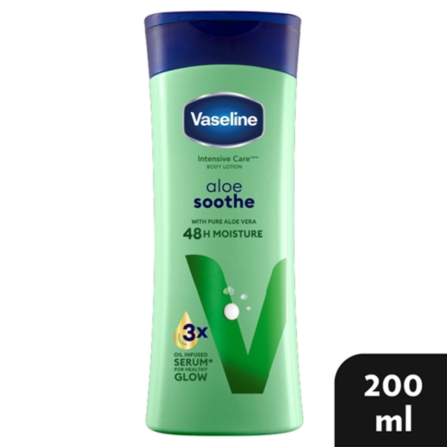 Vaseline I/C Aloe Soothe Lotion 200ml