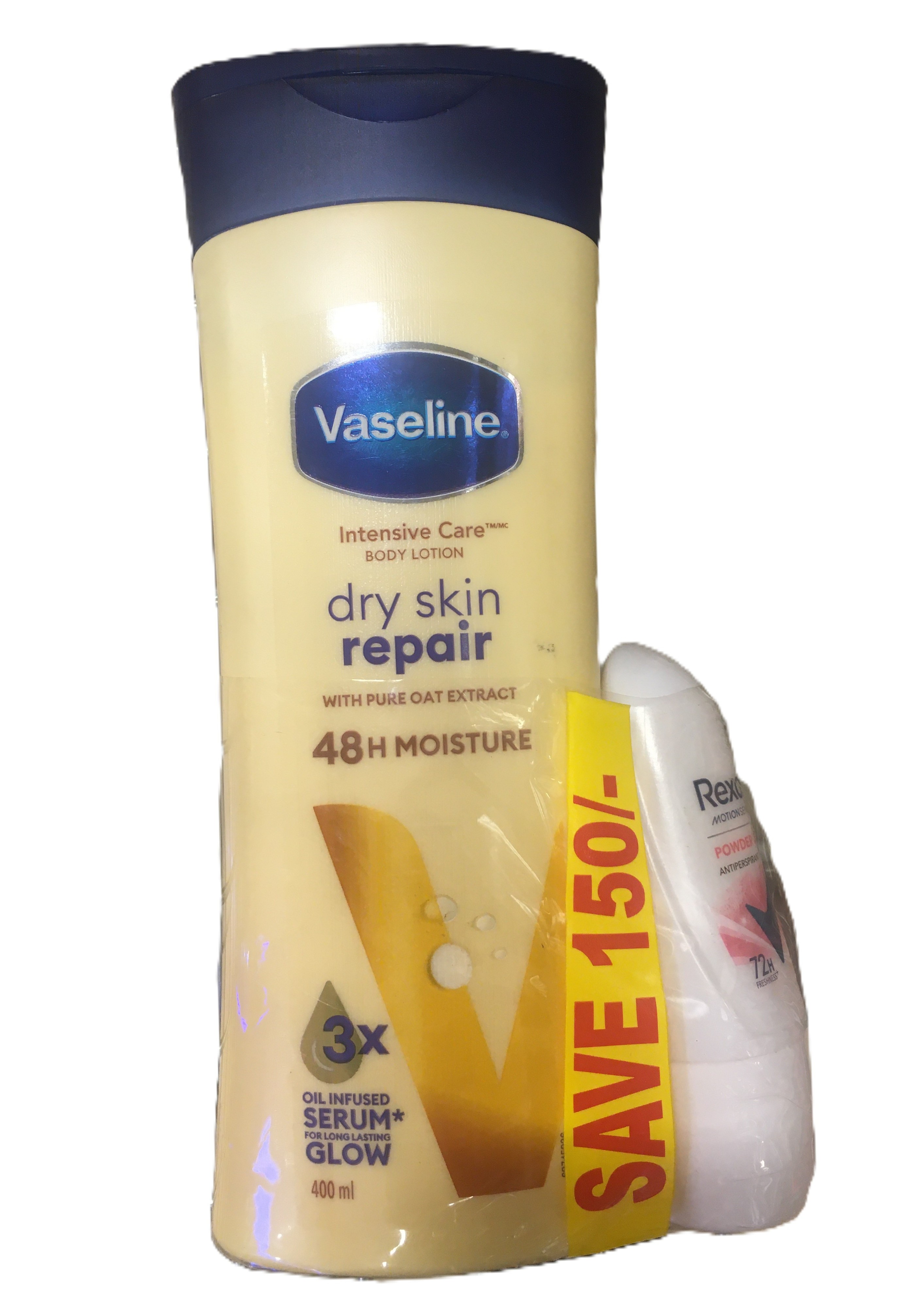 Vaseline I/C Dry Skin Lotion 400ml Value Pack