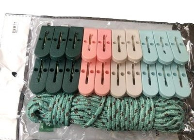Dhruv Cloth Pegs+Rope -803-12