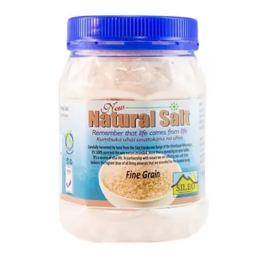 Sileo Natural Salt Fine 500G Jar