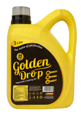 Golden Drop Vegetable Oil 3Ltr