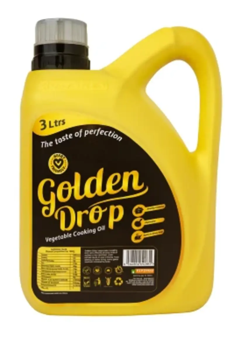 Golden Drop Vegetable Oil 3Ltr