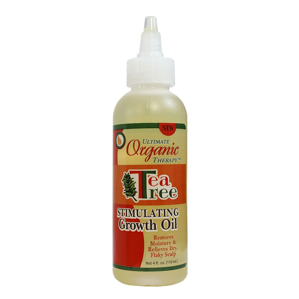 Ultimate Organic Tea Tree Stim Growth Oil 4Oz