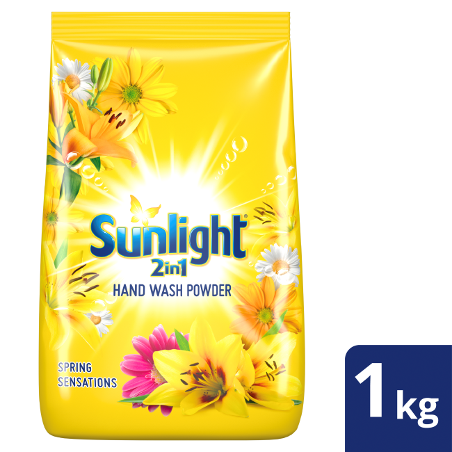 Sunlight 2 in 1 Hand washing Powder Spring Sensations 1kg