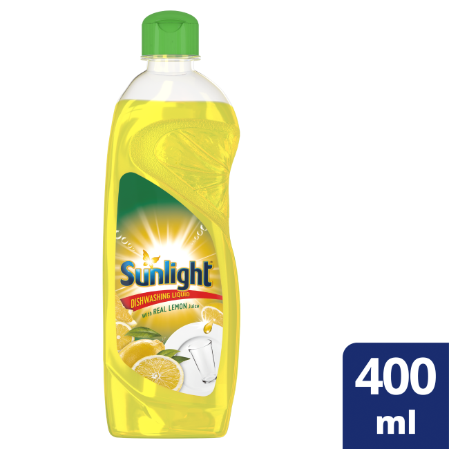 Sunlight Dish Washing Liquid Lemon 400ml