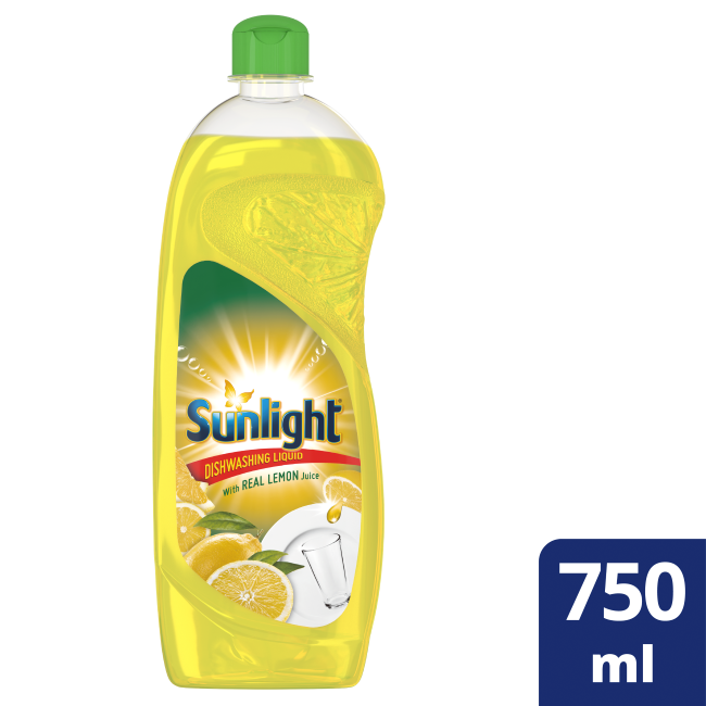 Sunlight Dish Washing Liquid Lemon 750ml