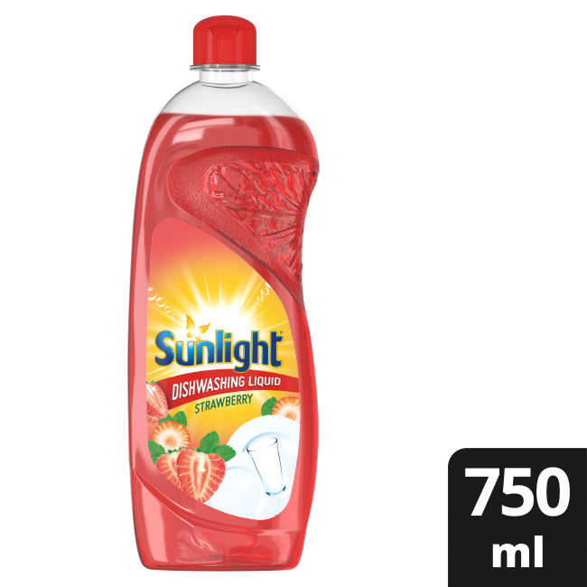 Sunlight Dish Washing Liquid Strawberry 750Ml