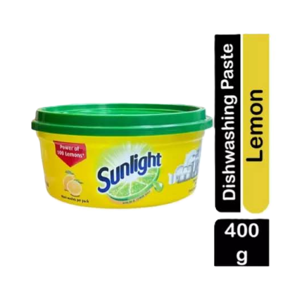 Sunlight Lemon Dish Washing Paste 400G