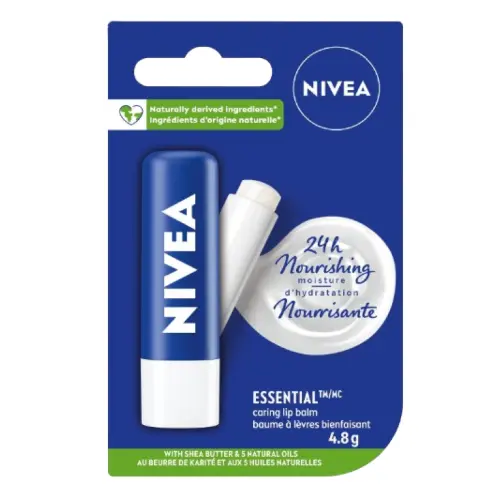 Nivea Lip Balm Men Essential 4.8Gm