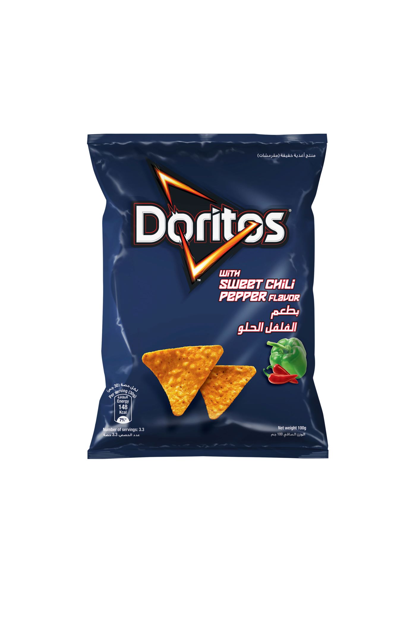 Doritos Sweet Chilli Corn Chips 100G
