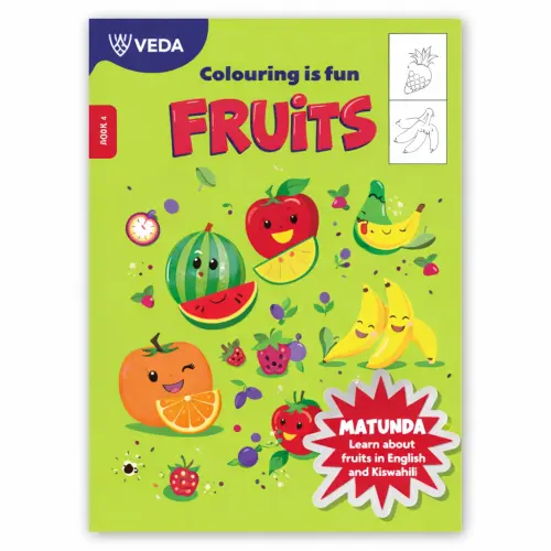 Veda Colouring Is Fun Fruits Book