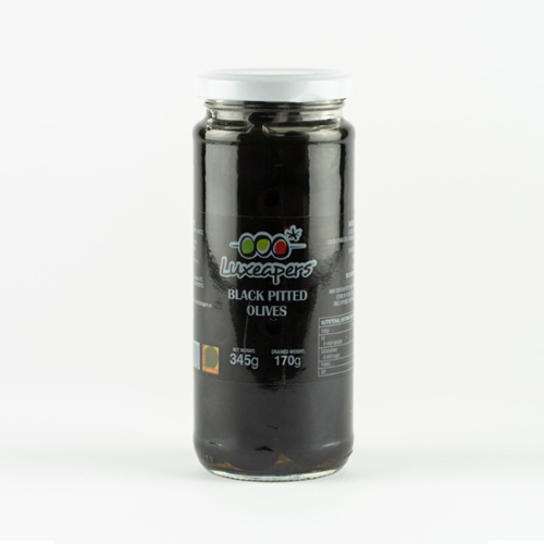 Luxeaper Pitted Black Olives 345G