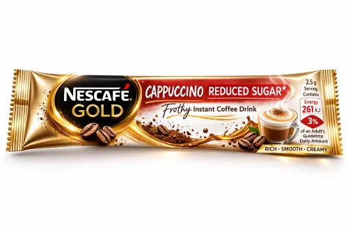 Nescafe Gold Cappuccino Reduced Sugar Sticks 12.5G