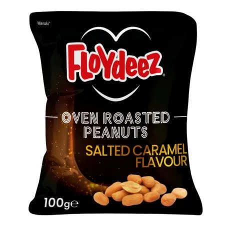 Floydeez Salted Caramel Roasted Peanuts 100g