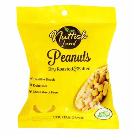 Nuttish Land Peeled Peanuts 25G