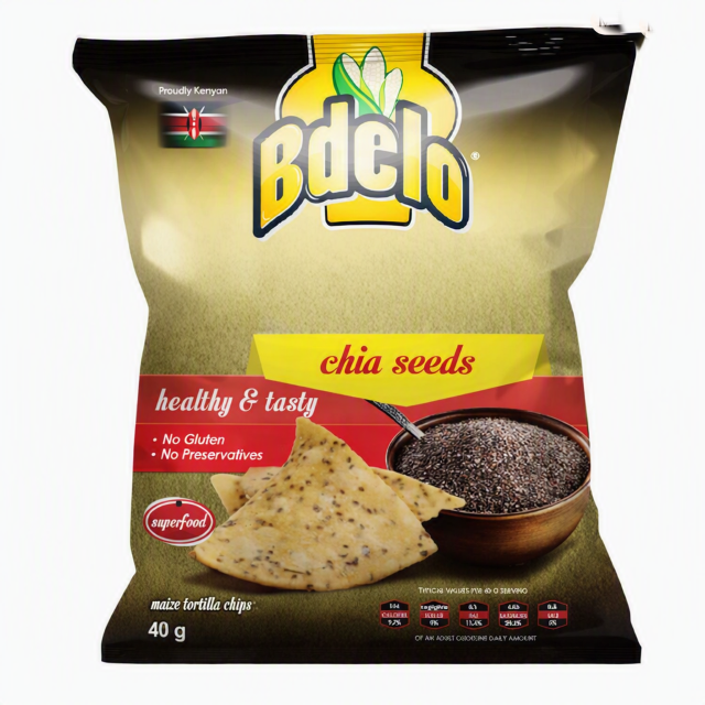 Bdelo Maize Tortila Chia Seeds 40G