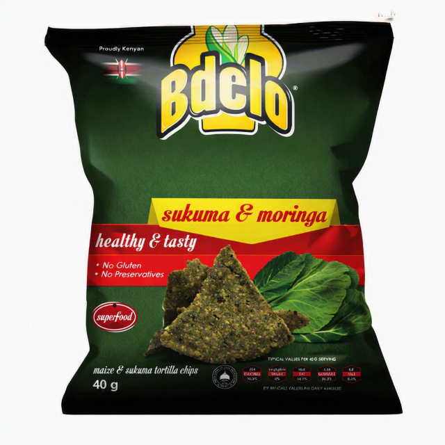 Bdelo Maize Tortila Sukuma & Moringa 40G