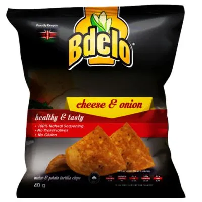 Bdelo Maize Tortilla Chesse&Onion 40G