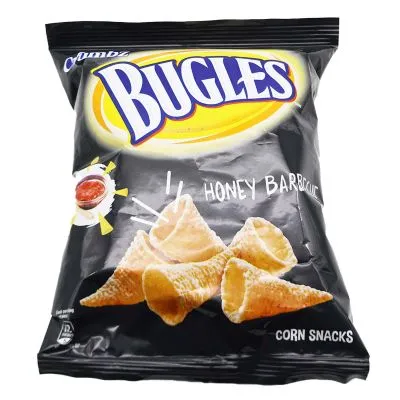 Bugles Honey Bbq Cornchips 25g