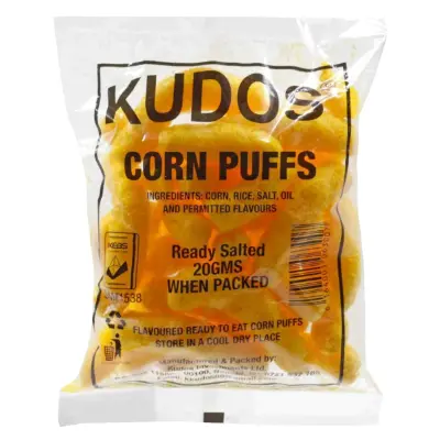 Kudos Ready Salted Corn Puffs 20g