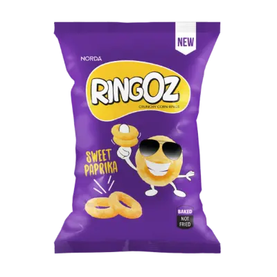 Ringoz Sweet Paprika Corn Rings 75g