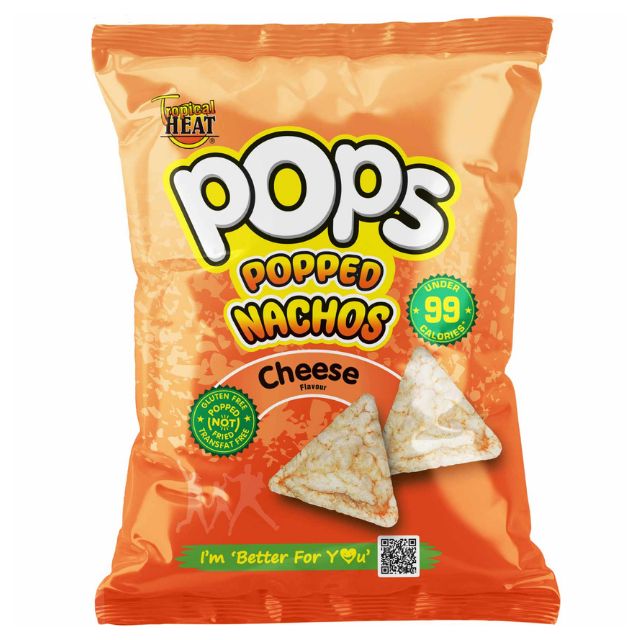 Tropical Heat Popped Nachos Cheese 22G