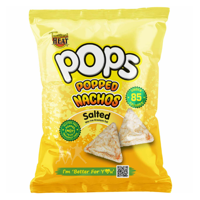 Tropical Heat Popped Nachos Salted 22G