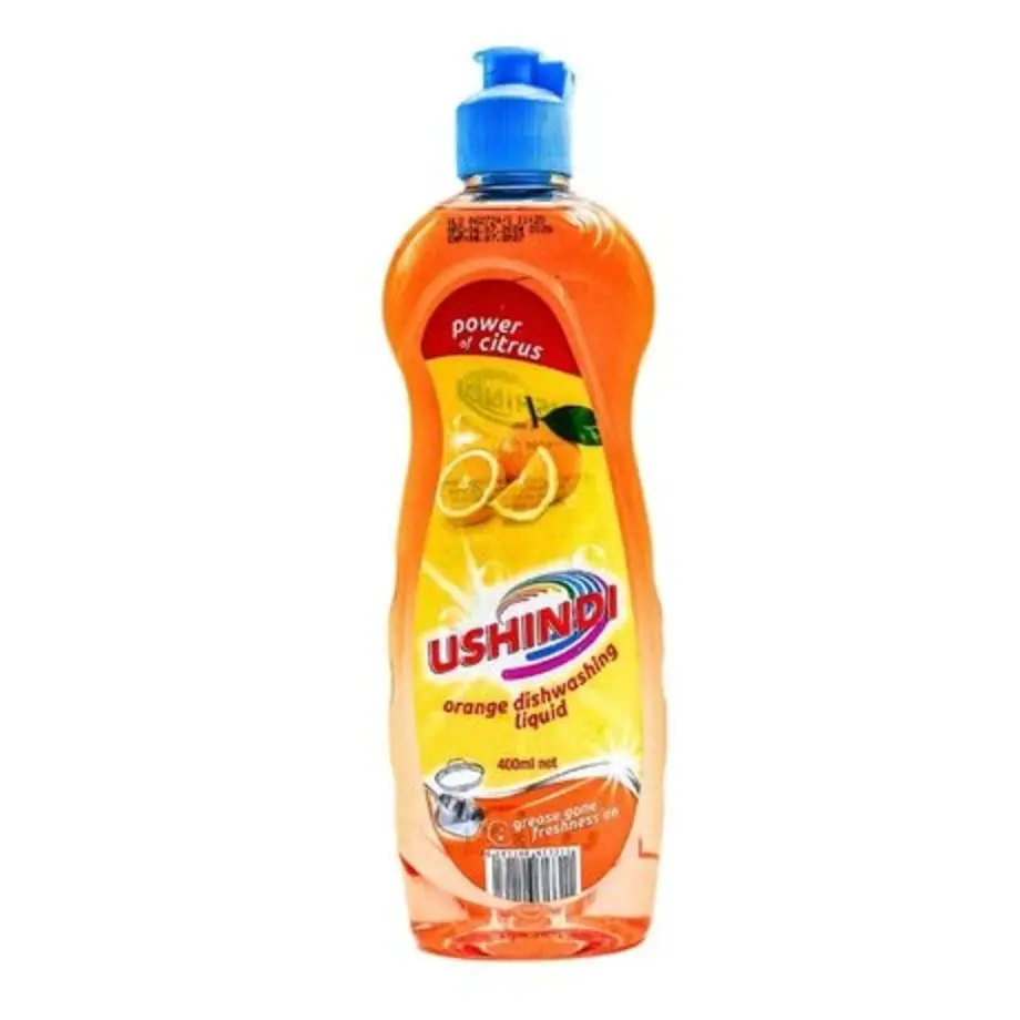 Ushindi Orange Dish Wash 400Ml Liquid