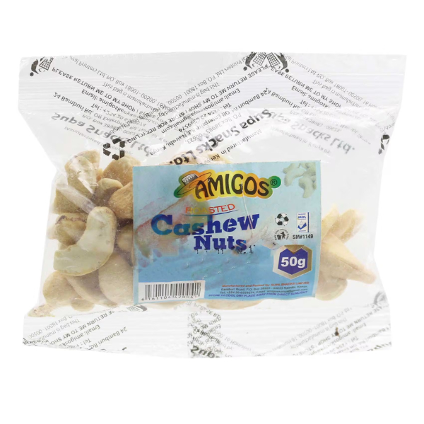 Amigos Roasted Cashewnuts 50Gm