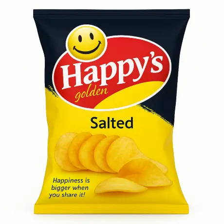 Happy'S Salted Crisps Foil 30g